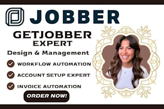 setup jobber email template invoice automation