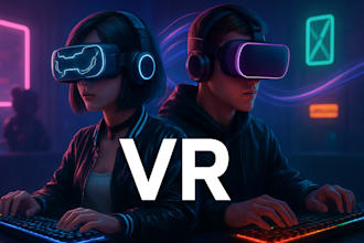 develop a unity VR, ar or 3d PC game, video games, vr game development