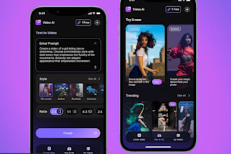 develop ai video generator app, ai video maker app