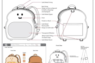 create bag design, handbag backpack, duffle, for manufacturer luggage bag