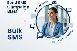 send sms campaign blast, bulk sms, text message, sms marketing