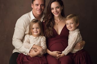 do family, maternity and newborn photo retouching