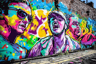 design graffiti designs, murals, street art and wall arts
