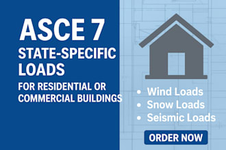 do asce 7 state specific load calculations structural design services