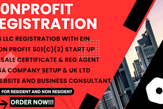 register your US nonprofit or UK charity,reinstate 501c3 tax exempt, form1023