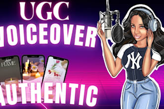 record authentic voiceover ugc