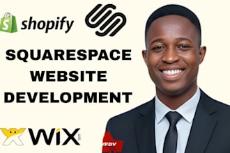 do squarespace website, design redesign squarespace store website development