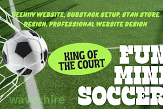beehiiv website, substack setup, stan store design, professional website design