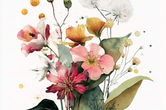 a botanical watercolor illustration