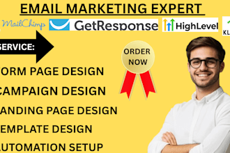 be your professional mailchimp email marketing expert