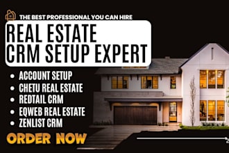 setup real estate CRM chetu real estate redtail CRM eqweb real estate zenlis