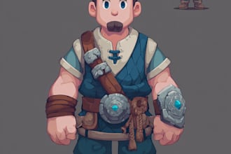 make game character art, 2d game character art
