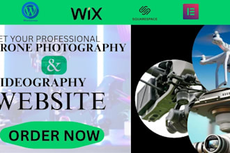 drone photography, wedding photography, videography, photography website