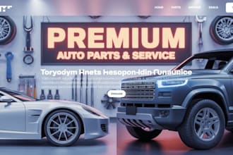 build auto part shopify store automobile ecommerce store automotive website