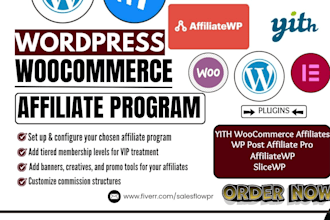 setup wordpress affiliatepress affiliatewp slicewp yith wp post affiliate pro