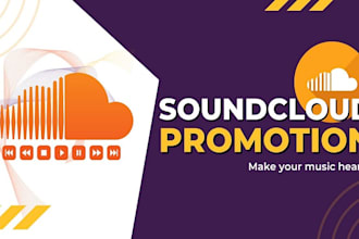 promote your music on spotify and soundcloud to real listeners