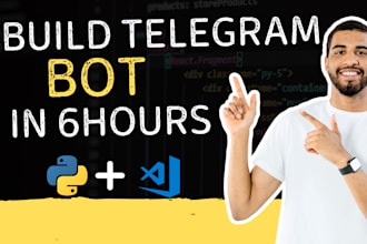 crate a telegram bot ai bot moderator for telegram community in 6hours