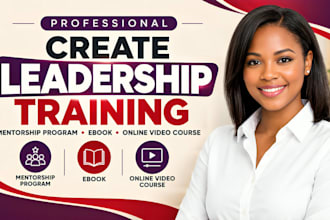 create leadership mentorship program ebook online training video course