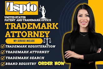 be your US licensed trademark attorney for uspto filing patent application