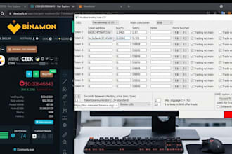 build crypto arbitrage bot for binance, bybit, dex with triangular arbitrage
