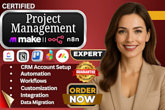 implement, setup and integrate clickup, notion, trello, bubsdo for your business