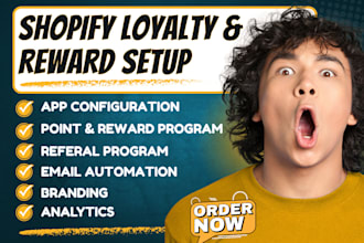 setup shopify loyalty and rewards casa appstle smile essent bon bloy joy love