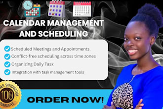 organize and manage your calendar, schedule meetings for seamless productivity