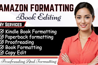 amazon kdp book formatting, paperback formatting, book editor amazon kindle book
