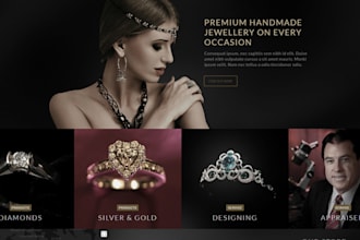 build gold auction website, jewelry auction site, nft website