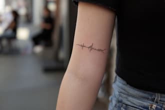 create a minimalist tattoo design for you