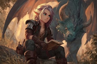 draw your fantasy, dnd, world of warcraft character