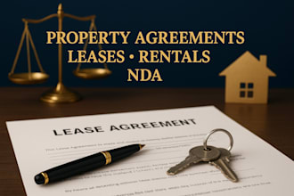 draft property agreement document and agreement, leases agreement, rental nda