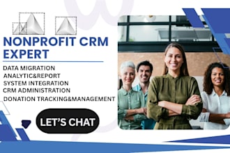 setup nonprofit CRM  bloomerang, donorperfect, salesforce , hubspot, zoho