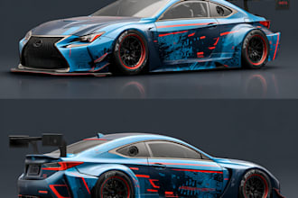 do professional van wrap design, trailer wrap design, car wrap