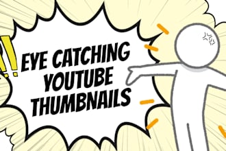 design clickable youtube thumbnails with catchy titles