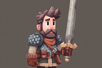 draw 2d game art military character design