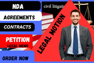draft motion of summary judgment, motion to dismiss, lawsuit, nda