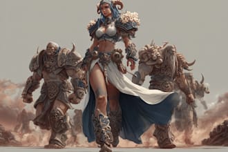 draw your oc, world of warcraft or dnd fantasy character