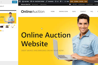 develop diamond auction site, ring auction site, chain website