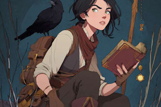 illustrate your ttrpg oc, vtm, fantasy, dnd character art