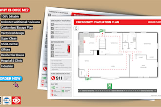design evacuation plan service, safety plans