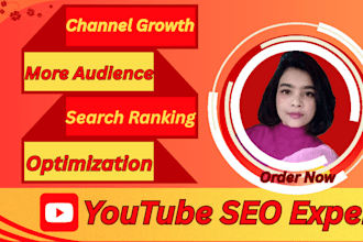 be your best certified youtube SEO expert and channel growth manager