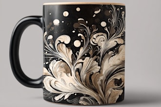 draw a mug or coffee mug design