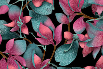 design unique seamless pattern for textile fabric prints