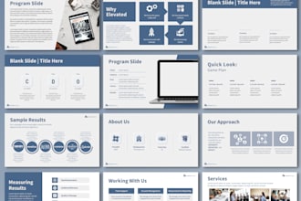 design one pager executive summary or report