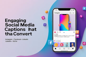 write engaging social media captions for instagram facebook tiktok