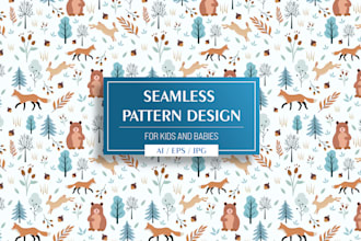 do repeat patterns design for kids products