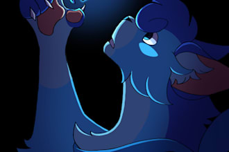 draw sfw feral and furry artwork