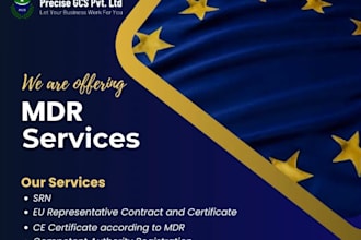 provide eu rep, eudamed, eu mdr documentation