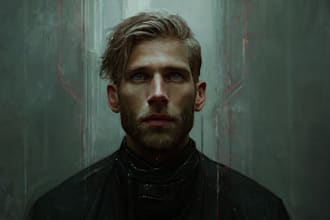 design stunning sci fi portrait art